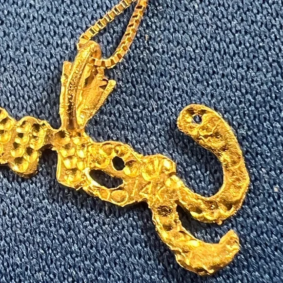 17 inch 14 kt Gold Necklace - Picture 5 of 8